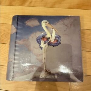 Anne Geddes Baby Photo Album with Stork Design